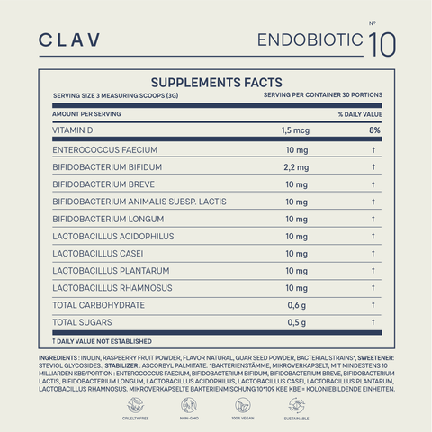 Probiotic drink powder