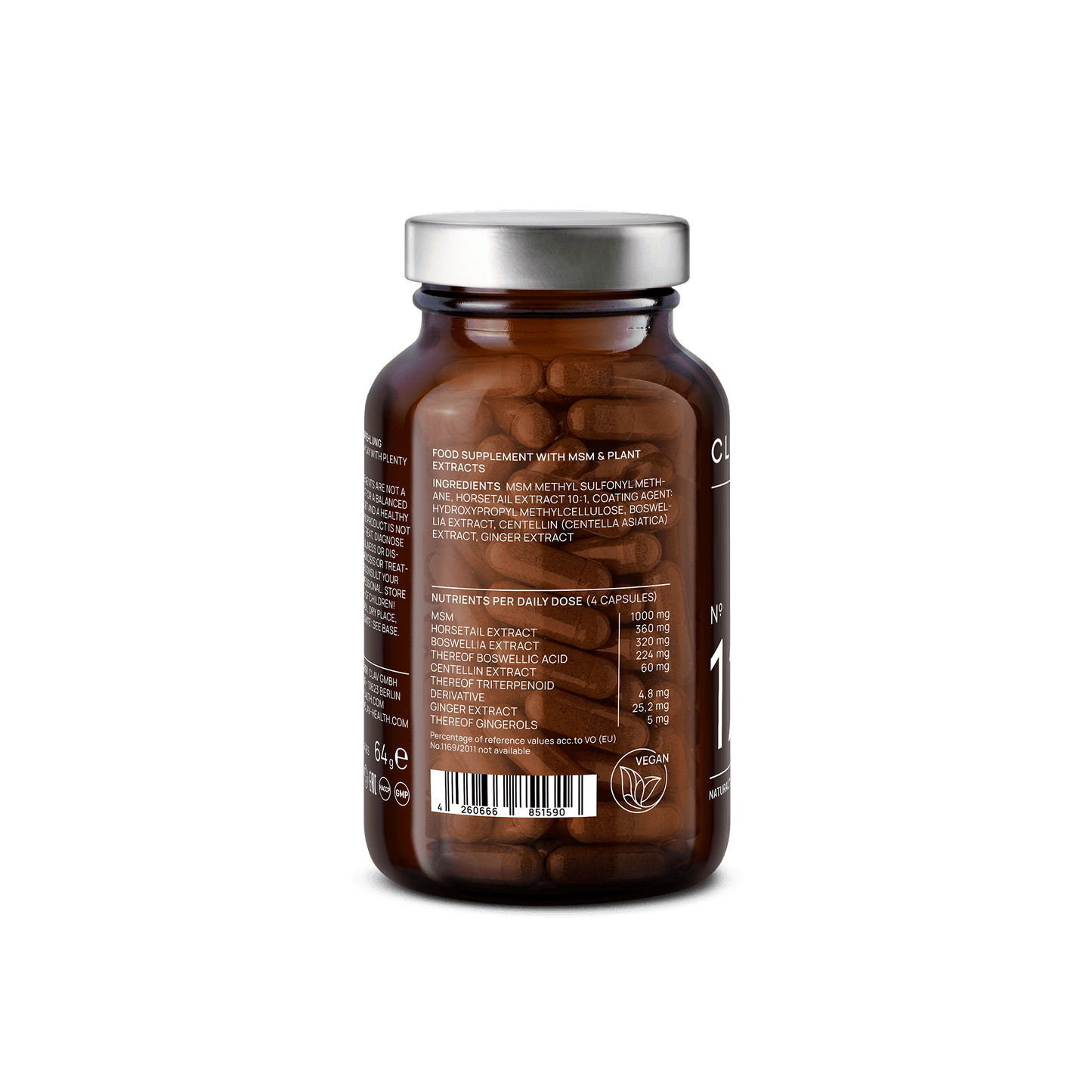 Antiflamm Ingredients Bottle