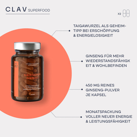Siberian Ginseng infographic