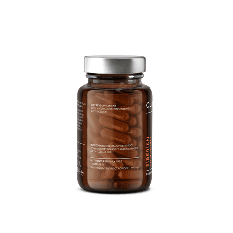 Siberian Ginseng Eleuthero Supplement Capsules