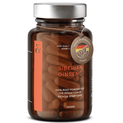 Siberian Ginseng Eleuthero Supplement Capsules