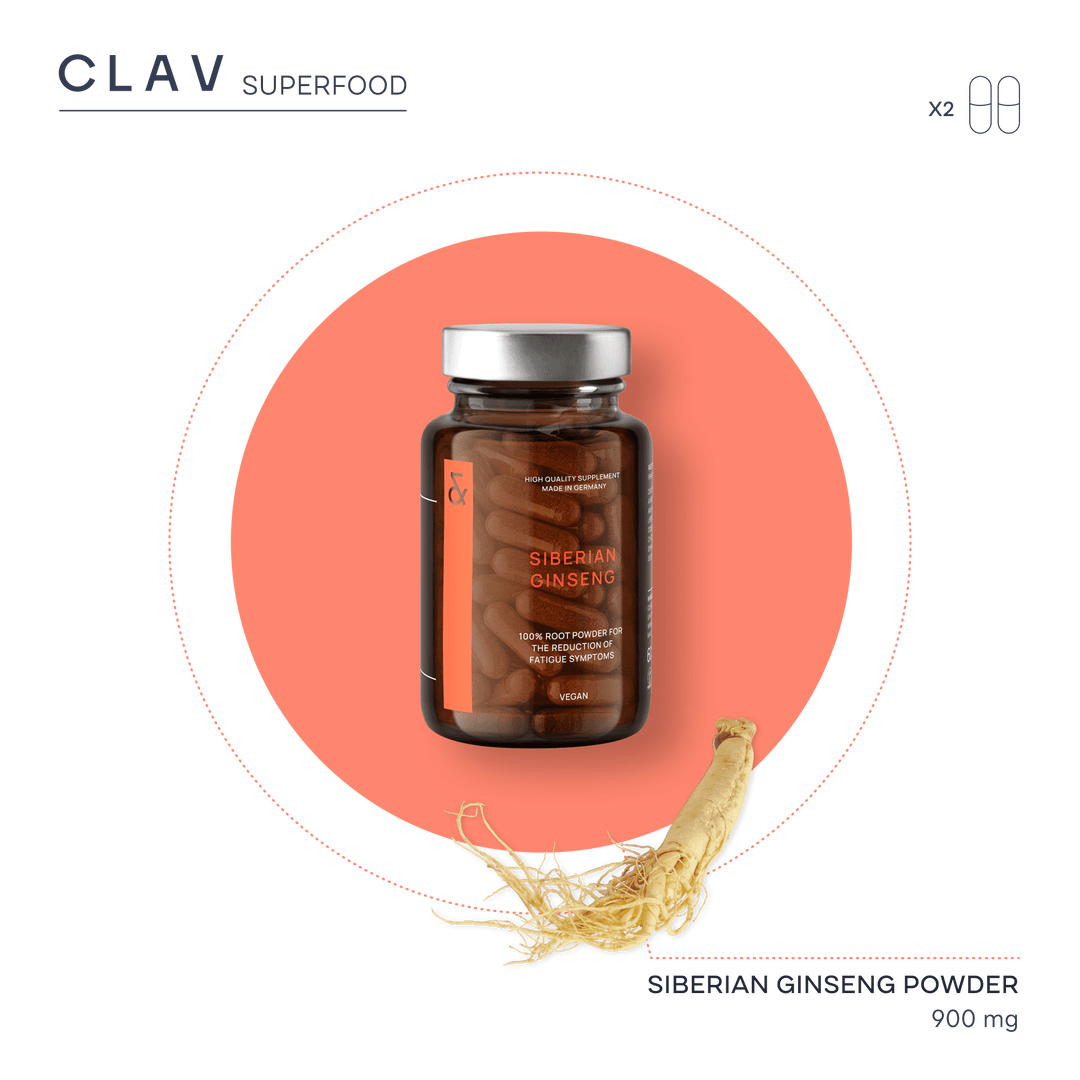 Siberian ginseng | Taiga root against exhaustion | CLAV