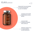Siberian Ginseng Eleuthero Supplement Capsules